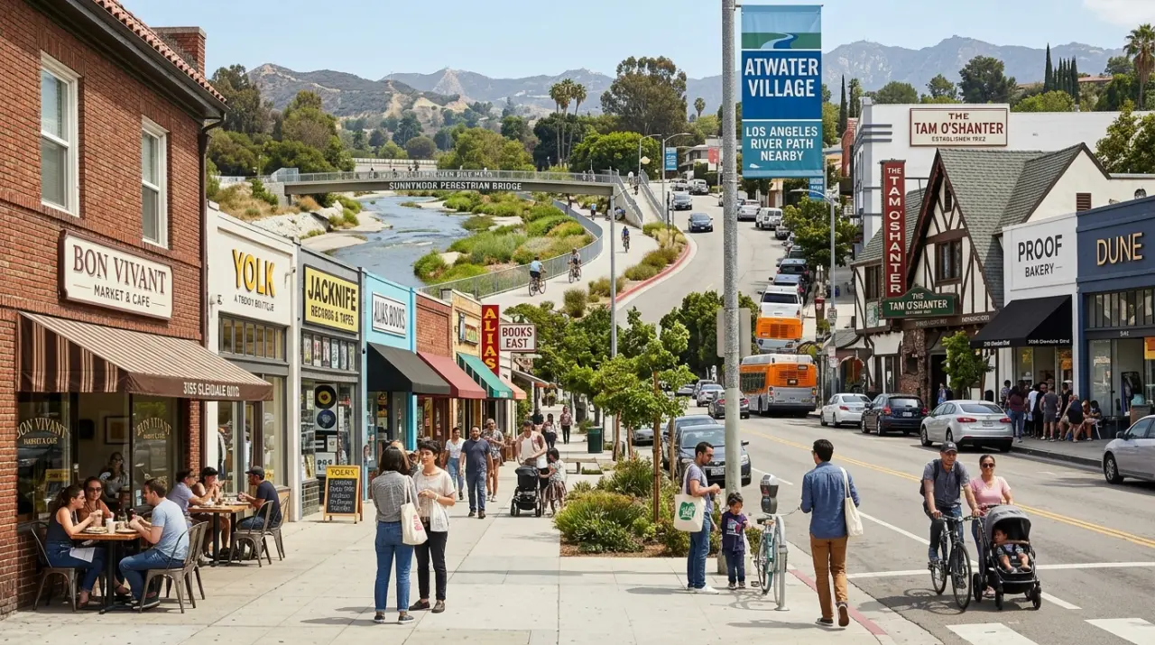 Atwater Village neighborhood - Airbnb cleaning service area