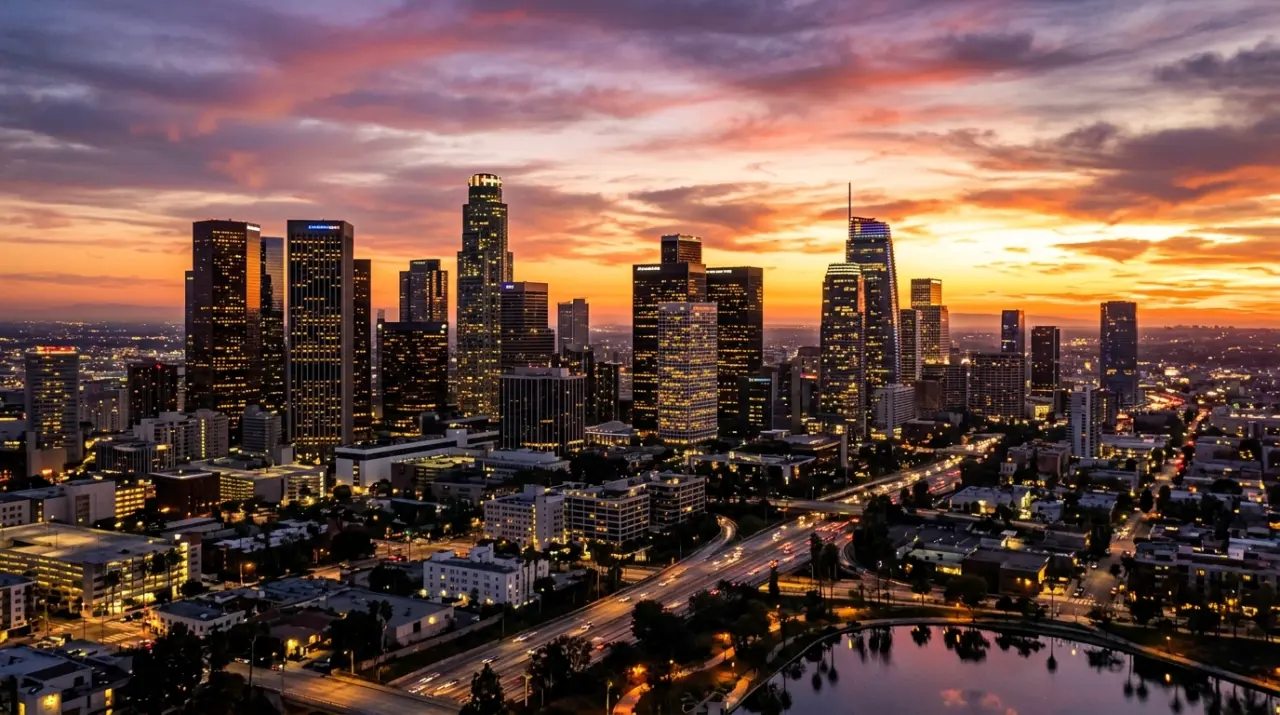 Downtown LA neighborhood - Airbnb cleaning service area