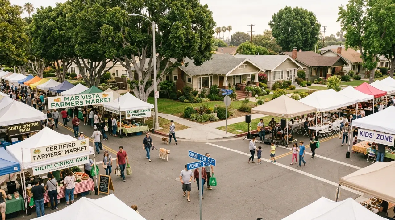 Mar Vista neighborhood - Airbnb cleaning service area