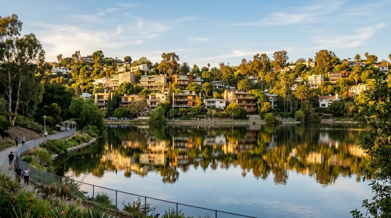 Silver Lake neighborhood - Airbnb cleaning service area